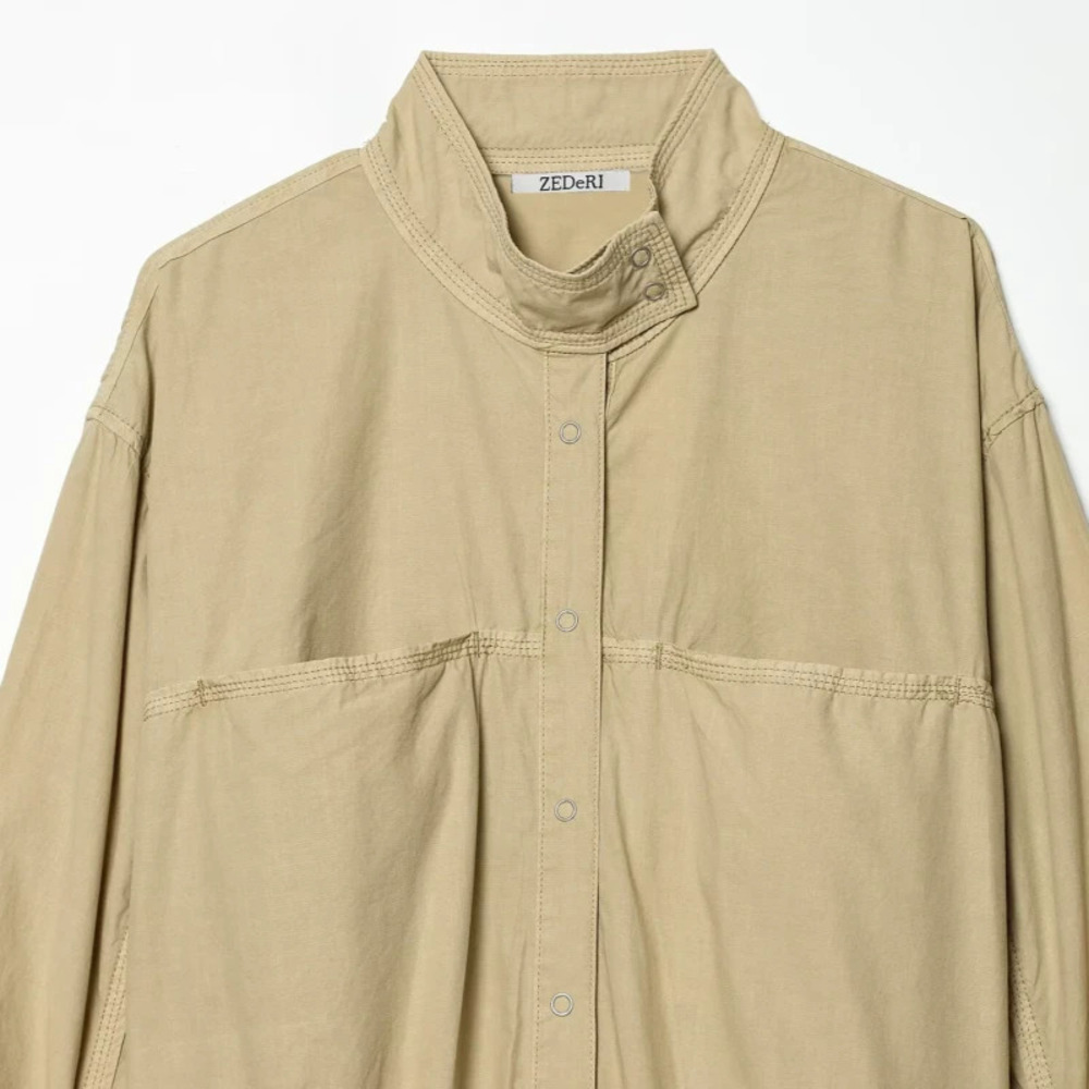 ZARA Washed Poplin Trench Jacket